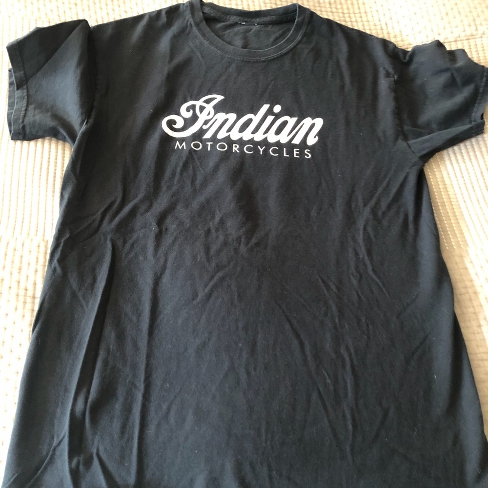 INDIAN MOTORCYCLE T-SHIRT, BLACK, M